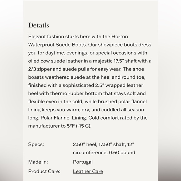 Knee high suede Bos & Co. khaki tan Horton EU40 - Picture 12 of 12